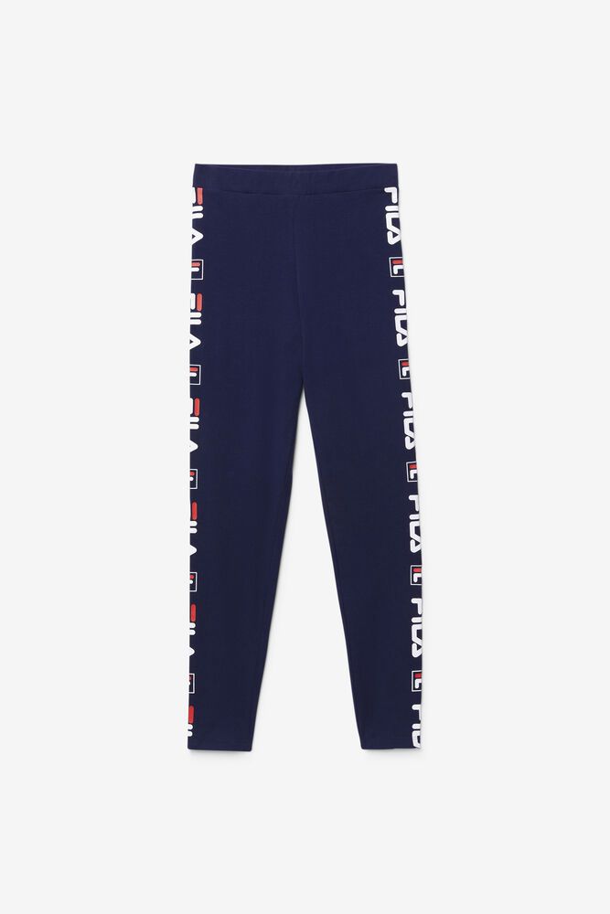 Fila Legging Parma Womens Navy - India MVR-948157